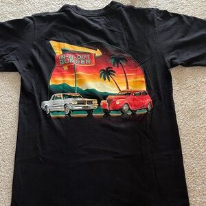 Black in-n-out burger sunset t-shirt
